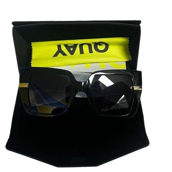 Quay Australia Women's Notorious 50mm Square Sunglasses notorious NWT $95 - Picture 5 of 7